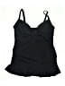Lands' End Solid Black One Piece Swimsuit Size 10 - photo 1