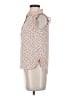 Ann Taylor LOFT 100% Polyester Ivory Short Sleeve Turtleneck Size XXS - photo 5