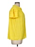Current Air 100% Polyester Yellow Short Sleeve Blouse Size M - photo 4