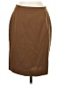 Evan Picone 100% Wool Solid Brown Wool Skirt Size 8 - photo 1