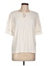 CeCe Ivory Short Sleeve Blouse Size L - photo 1