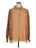 Boohoo Solid Tan Long Sleeve Blouse Size 14 - photo 1