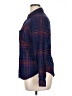 Maurices Plaid Blue Long Sleeve Button-Down Shirt Size 14 (0) - photo 5