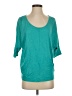 Express Teal 3/4 Sleeve T-Shirt Size S - photo 1