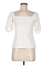 Chelsea28 Ivory Short Sleeve Blouse Size M - photo 1