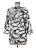 Alfani Silver 3/4 Sleeve Blouse Size 8 - photo 2