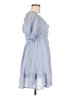 Unbranded 100% Polyester Blue Casual Dress Size M - photo 4