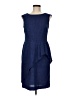9&Co. 100% Polyester Blue Cocktail Dress Size 6 - photo 1