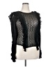 So Allure 100% Viscose Black Pullover Sweater Size EU 46 / US 16 - photo 1