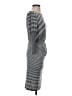 Robert Rodriguez Stripes Gray Casual Dress Size S - photo 4