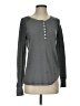 Aventura Gray Long Sleeve Henley Size S - photo 1