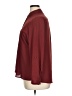 Apt. 9 100% Polyester Solid Burgundy 3/4 Sleeve Blouse Size XL (petite) - photo 5