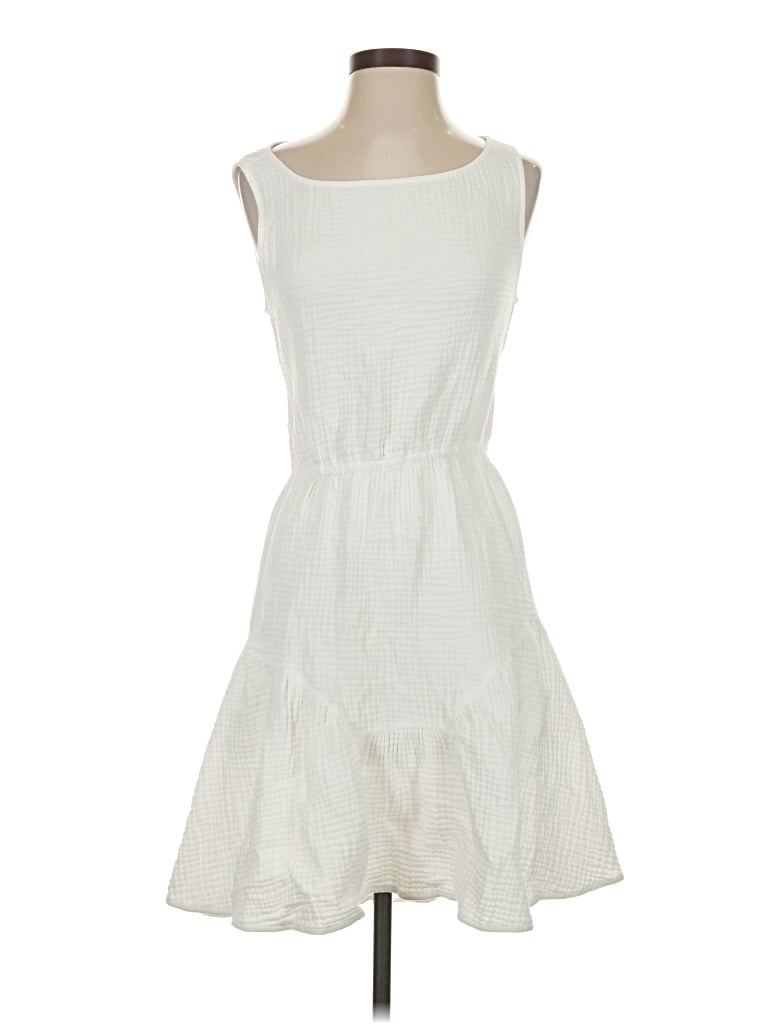 Pre-owned S'edge Casual Dress In White