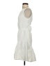 S'edge 100% Cotton Solid White Casual Dress Size XS - photo 5