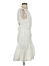 S'edge 100% Cotton Solid White Casual Dress Size XS - photo 4