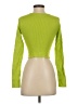 H:ours 100% Rayon Green Long Sleeve Top Size S - photo 2