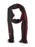 V.Fraas 100% Acrylic Burgundy Black Scarf One size - photo 1