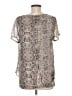 Dana Buchman 100% Polyester Silver Short Sleeve Blouse Size M - photo 2