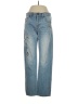 Current/Elliott 100% Cotton Hearts Blue Jeans Size 26 waist - photo 1