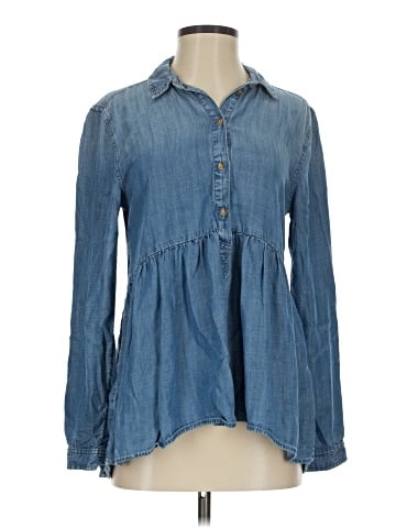 American Eagle Outfitters Long Sleeve Blouse (view 1)