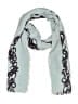 Zazou 100% Rayon Teal Blue Scarf One size - photo 1