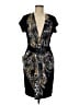 BCBGMAXAZRIA Graphic Black Cocktail Dress Size M - photo 1