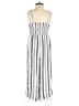 American Eagle Outfitters 100% Viscose Stripes Silver Blue Jumpsuit Size S - photo 2
