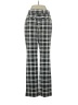 IMAN Plaid Black Casual Pants Size S - photo 2
