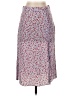 Intermix Print Red Silk Skirt Size 0 - photo 1