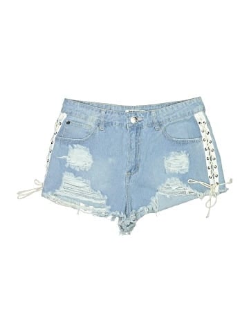 Harmony + Havoc Denim Shorts (view 1)