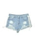 Harmony + Havoc 100% Cotton Blue Denim Shorts Size 9 - photo 1