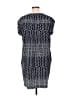 Gap 100% Polyester Chevron-herringbone Blue Casual Dress Size M - photo 2