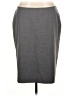 Lands' End Solid Gray Formal Skirt Size 16W - photo 1