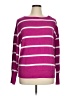 Sonoma Goods for Life Stripes Purple Pullover Sweater Size XL - photo 1