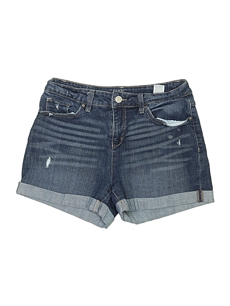 Pre-owned Time And Tru Denim Shorts In Blue