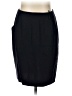 DKNY 100% Wool Solid Black Wool Skirt Size 6 - photo 1