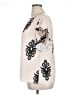 Elings 100% Polyester Ivory Short Sleeve Blouse Size 0X - photo 5