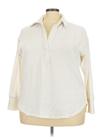 Ultra Flirt Long Sleeve Blouse (view 1)