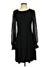 MSK Solid Black Casual Dress Size S - photo 1