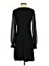 MSK Solid Black Casual Dress Size S - photo 2