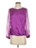 Marciano Purple Long Sleeve Blouse Size XS - photo 1