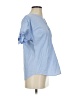 Talbots Blue Short Sleeve Blouse Size XS - photo 4