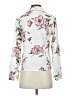 Shein Floral Ivory Long Sleeve Blouse Size 2 - photo 2