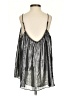 Sugar Lips 100% Polyester Silver Sleeveless Blouse Size S - photo 2