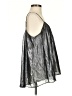 Sugar Lips 100% Polyester Silver Sleeveless Blouse Size S - photo 4