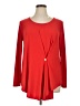 Last Tango Red Long Sleeve Blouse Size XL - photo 1