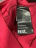 Page 100% Polyester Color Block Burgundy Casual Pants Size 00 - photo 8
