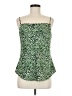 Bar III Green Sleeveless Top Size M - photo 1