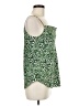 Bar III Green Sleeveless Top Size M - photo 4