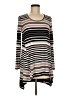 Boston Proper Black Brown Long Sleeve Top Size M (estimated) - photo 1